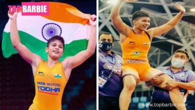 भारत की महिला पहलवान प्रिया मलिक,जिसने विश्व कुश्ती चैंपियनशिप में जीता गोल्ड मैडल
